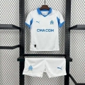 Maillot de football enfant Marseille domicile 2025-2026 blanc