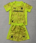 Maillot de football enfant Marseille gardien 2025-2026 jaune