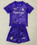 Maillot de football enfant Marseille gardien 2025-2026 Violet