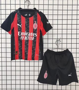 Maillot de football enfant Milan AC domicile 2025/2026