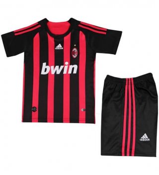 Maillot de football enfant Milan AC retro domicile 2008/2009