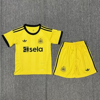 Maillot de football enfant Newcastle gardien 2025-2026 jaune