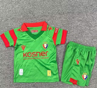 Maillot de football enfant Osasuna extérieur 2025-2026 vert rouge