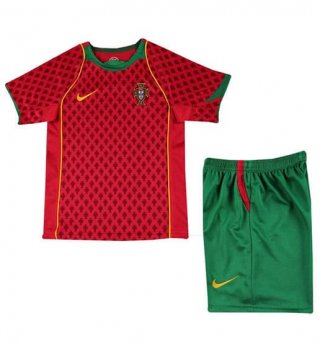 Maillot de football enfant Portugal rétro domicile 2004