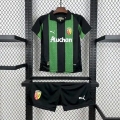 Maillot de football enfant RC Lens extérieur 2025-2026 vert noir