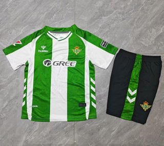 Maillot de football enfant Real Betis domicile 2025-26 vert blanc noir