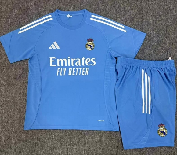 Maillot de football enfant Real Madrid 2025-2026 bleu