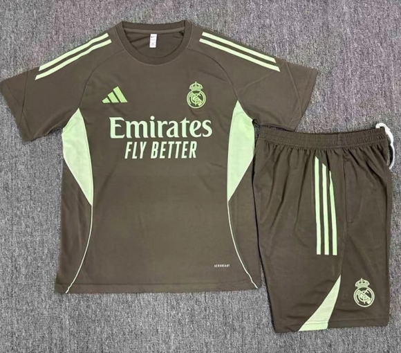 Maillot de football enfant Real Madrid 2025-2026 gris