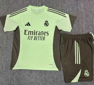 Maillot de football enfant Real Madrid 2025-26 Vert gris