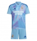 Maillot de football enfant Real Madrid gardien bleu 2024/2025