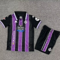 Maillot de football enfant Real Valladolid extérieur 2025-2026 noir violet