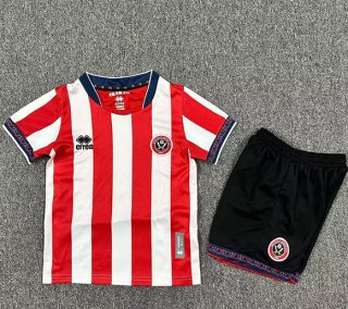 Maillot de football enfant Sheffield United domicile 2025-2026