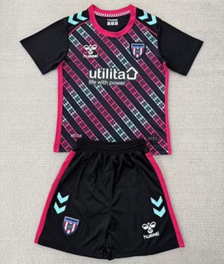 Maillot de football enfant Sunderland gardien 2025-2026 rouge noir