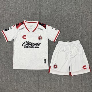Maillot de football enfant Tijuana extérieur 2025-2026 blanc