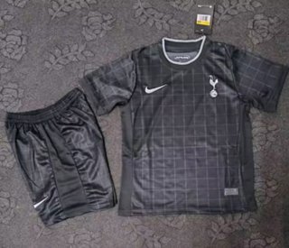 Maillot de football enfant Tottenham extérieur 2025-2026 noir