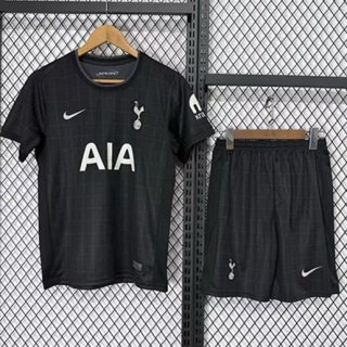 Maillot de football enfant Tottenham extérieur 2025-2026 noir