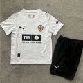 Maillot de football enfant Valencia domicile 2025-2026 blanc noir
