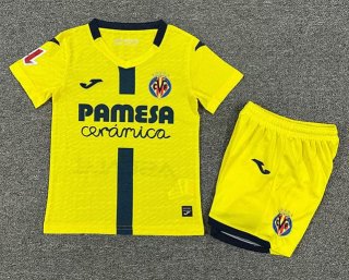 Maillot de football enfant Villarreal domicile 2025-2026 jaune