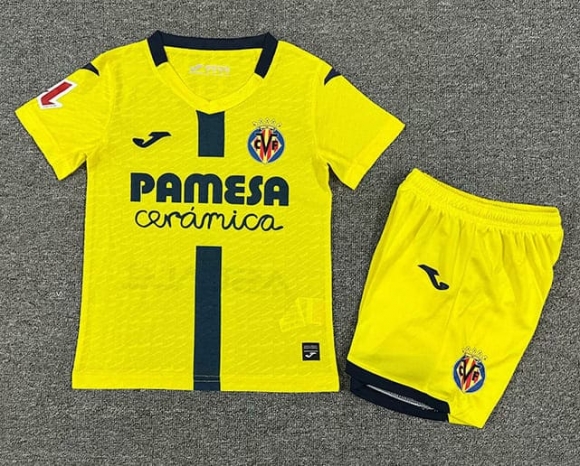 Maillot de football enfant Villarreal domicile 2025-2026 jaune