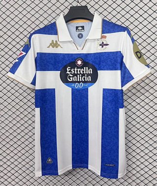Maillot Deportivo La Corogne domicile 2025-2026 bleu blanc