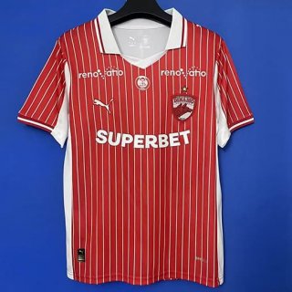 Maillot Dinamo domicile 2025-2026 rouge blanc