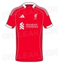 Maillot domicile Liverpool 2025/2026
