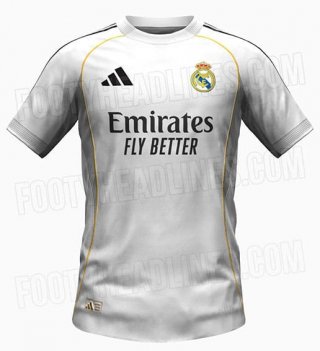 Maillot domicile Real Madrid 2025/2026