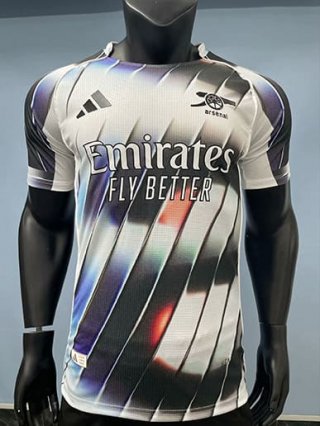 Maillot édition spéciale Arsenal 2025-26 blanc noir bleu