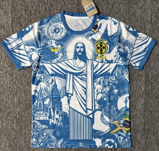 Maillot édition spéciale Bresil 2025-26 bleu blanc
