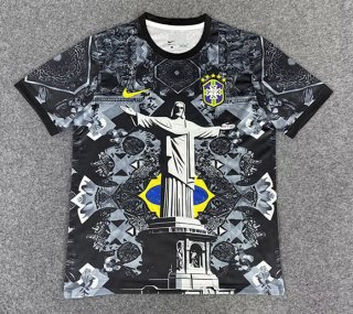 Maillot édition spéciale Bresil 2025/26 noir gris