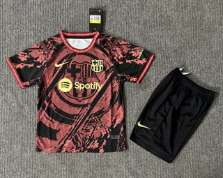 Maillot édition-spéciale enfant Barcelone 2025-2026 rose noir