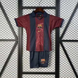 Maillot édition-spéciale enfant Barcelone 2025-26 rouge bleu
