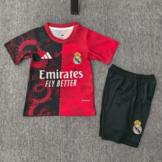 Maillot edition-speciale enfant Real Madrid 2025-26 noir rouge