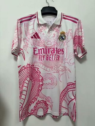Maillot édition-spéciale Real Madrid 2025-2026 blanc rose