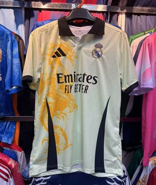 Maillot édition spéciale Real Madrid 2025-26 blanc jaune noir