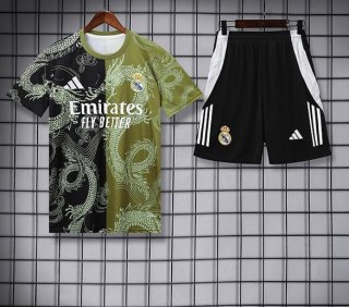 Maillot édition spéciale Real Madrid+short vert noir 2025-2026