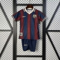 Maillot enfant Barcelone 125 ans rouge bleu
