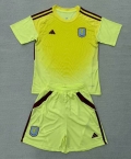 Maillot enfant gardien Aston Villa 2025-2026 jaune