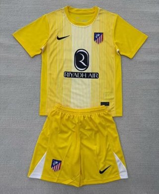 Maillot enfant gardien Atletico Madrid 2025-2026 jaune