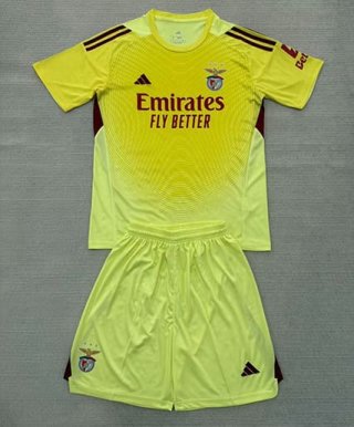 Maillot enfant gardien Benfica 2025-2026 jaune