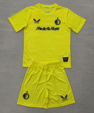Maillot enfant gardien Feyenoord 2025-2026 jaune