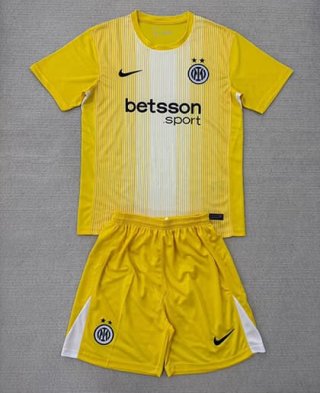 Maillot enfant gardien Inter Milan 2025-2026 jaune