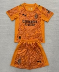 Maillot enfant gardien Milan AC 2025-2026 orange