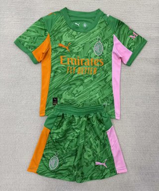Maillot enfant gardien Milan AC 2025-2026 vert