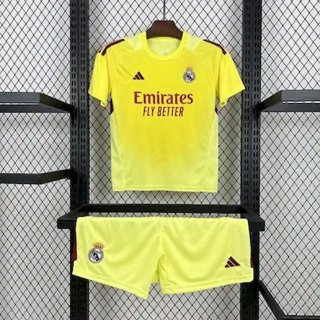 Maillot enfant gardien Real Madrid 2025-2026 jaune