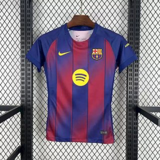 Maillot femme Barcelone domicile 2025-2026 rouge bleu