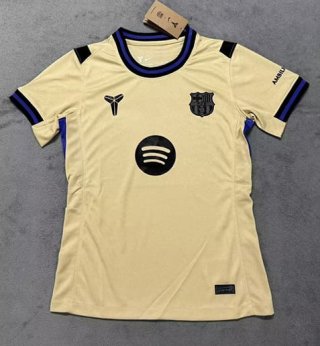 Maillot femme FC Barcelone extérieur 2025-2026 jaune