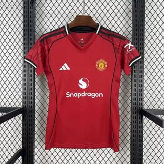 Maillot femme Manchester United domicile 2025-2026 rouge
