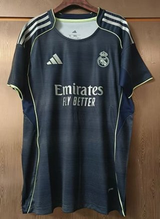 Maillot femme Real Madrid extérieur 2025-2026 bleu