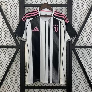 Maillot Juventus domicile 2025-2026 noir blanc